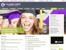 Tablet Screenshot of cgcc.edu